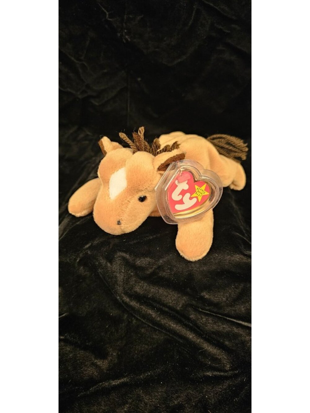 Ty Beanie Baby Derby The Horse 1995 Plush Toy With Heart Tag Handmade In China